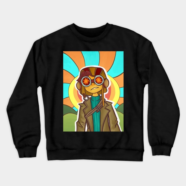 PSYCHONAUTS 2: PSI KING SENSORIUM Crewneck Sweatshirt by ☆LycheeCore☆